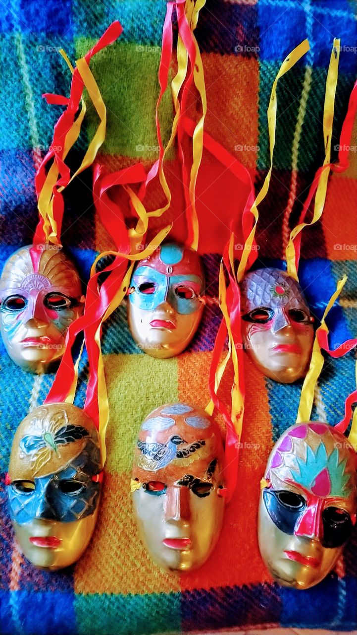 colored masks