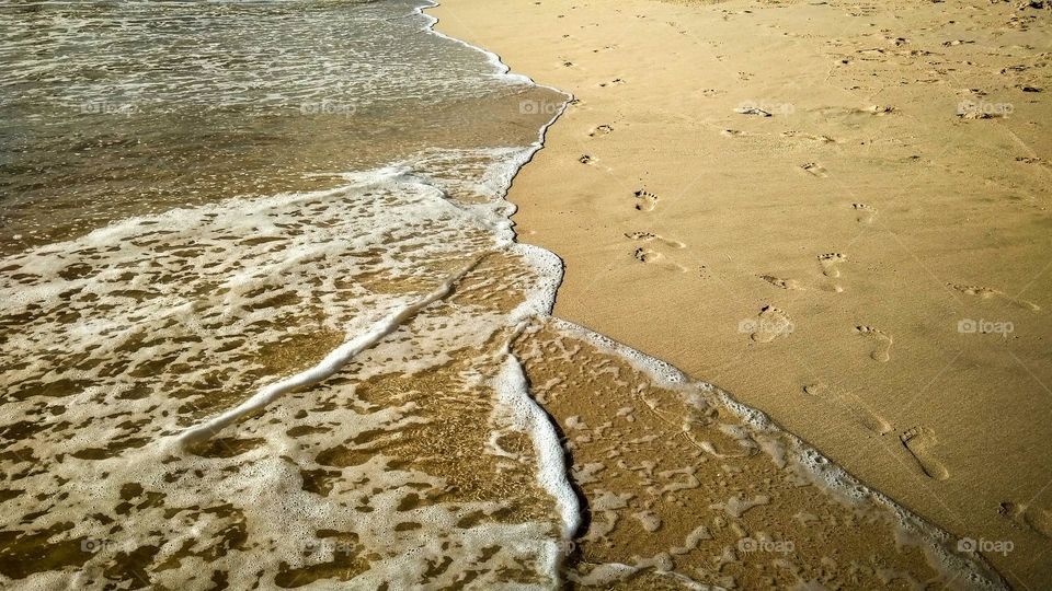 Beautiful view of the sea coast