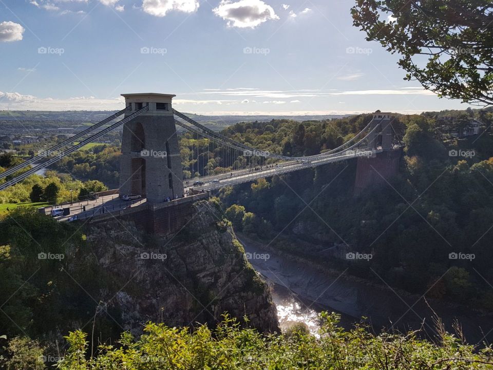 A view of Clifton Suspension  Bridge