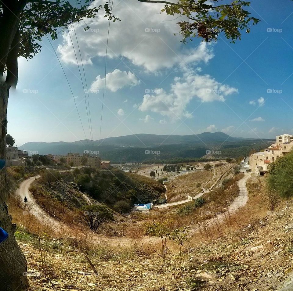 Mountain landscape panorama