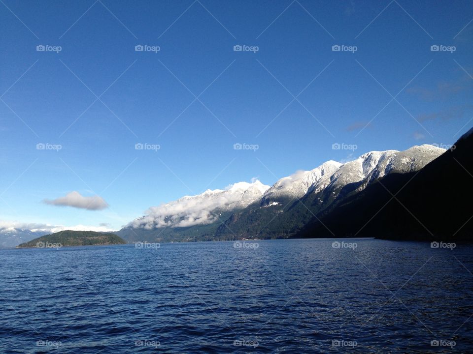 Snow, Water, Landscape, No Person, Mountain