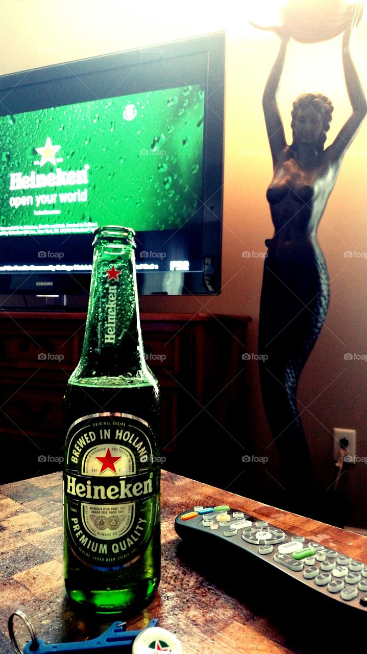 open your world Heineken beer refreshing soccer relaxation