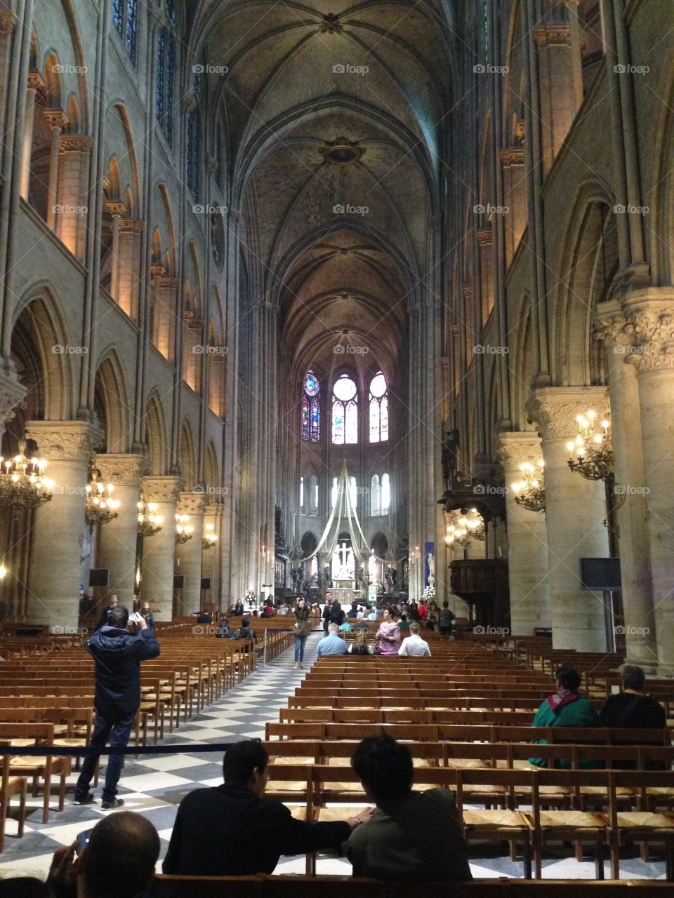 Notre Dame cathedral, Paris. 
