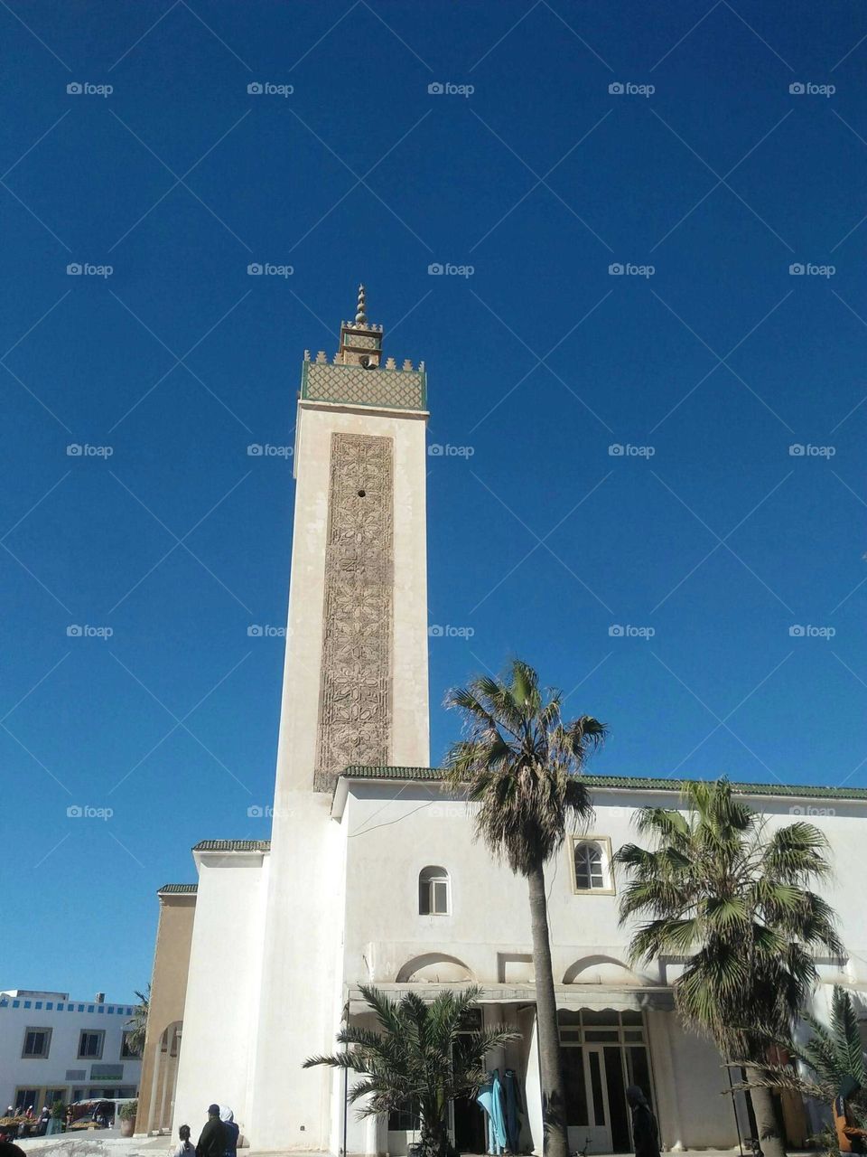 Architecture:  minaret mosque