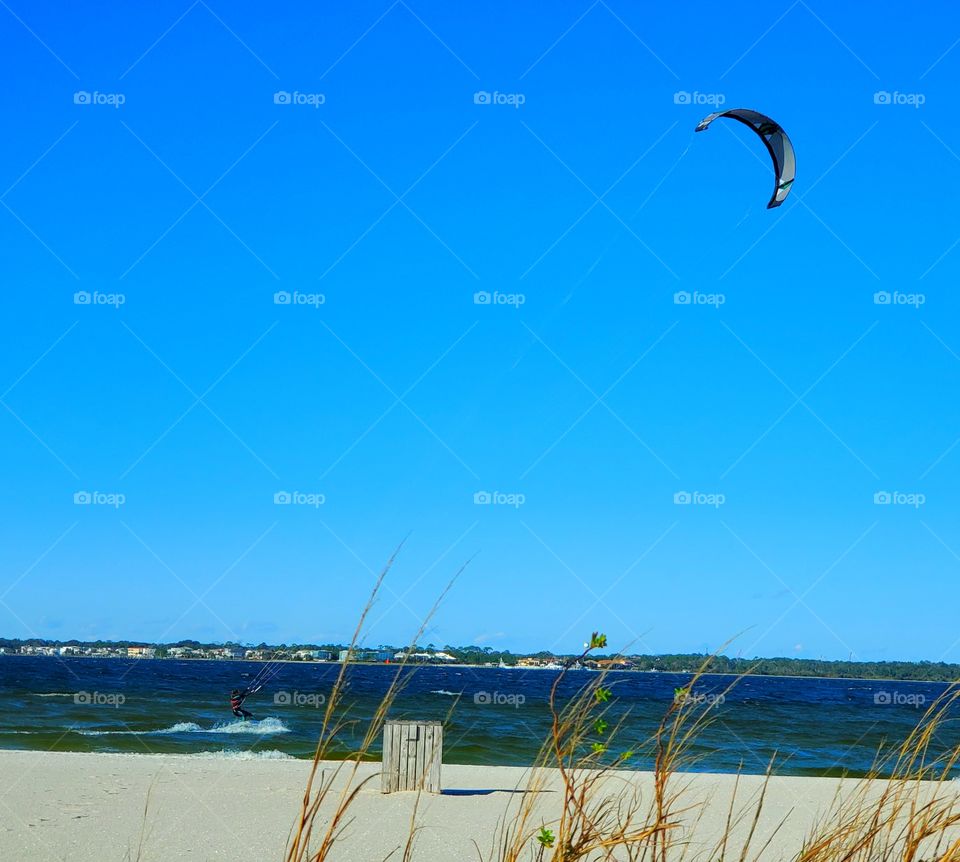 kite boarding