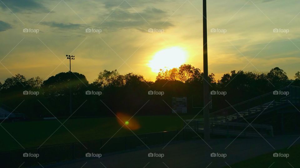 Sunset at the Field