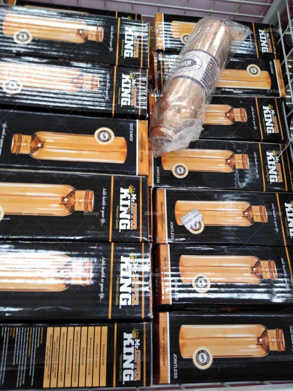 copper water bottles