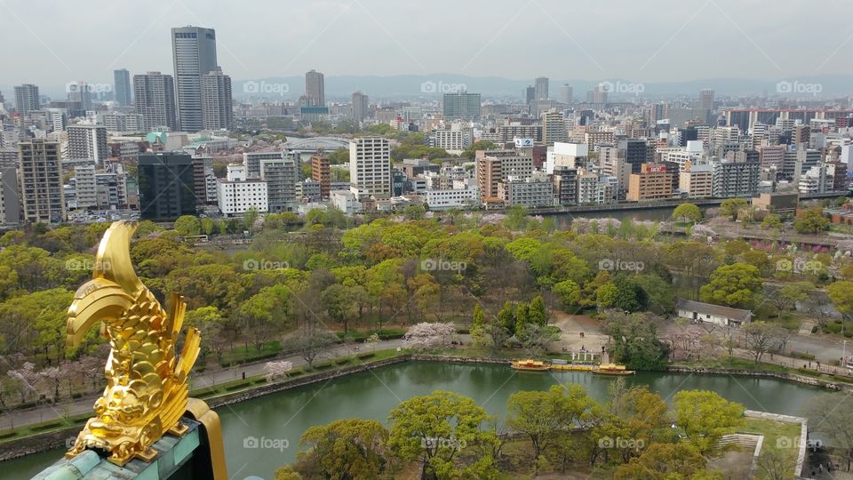 View from Osaka Castle