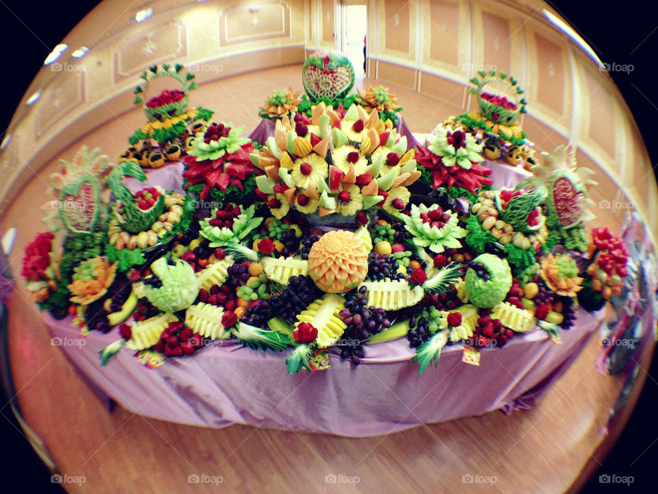 Fancy fruit table