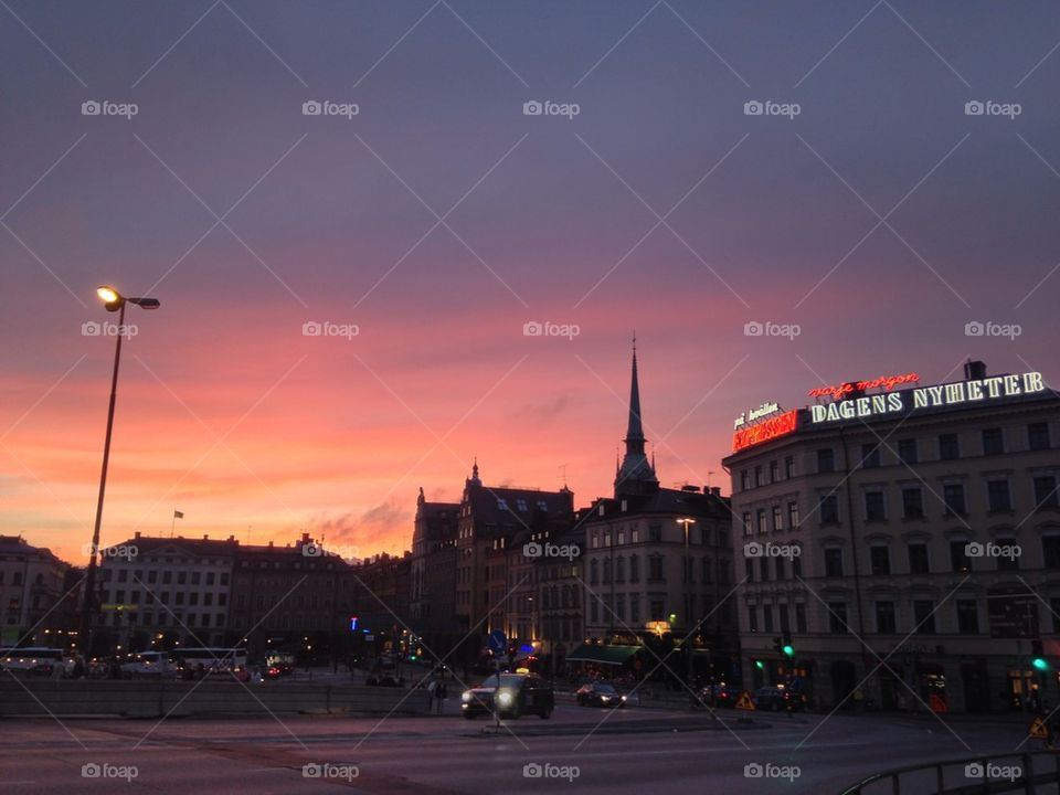 Stockholm by night