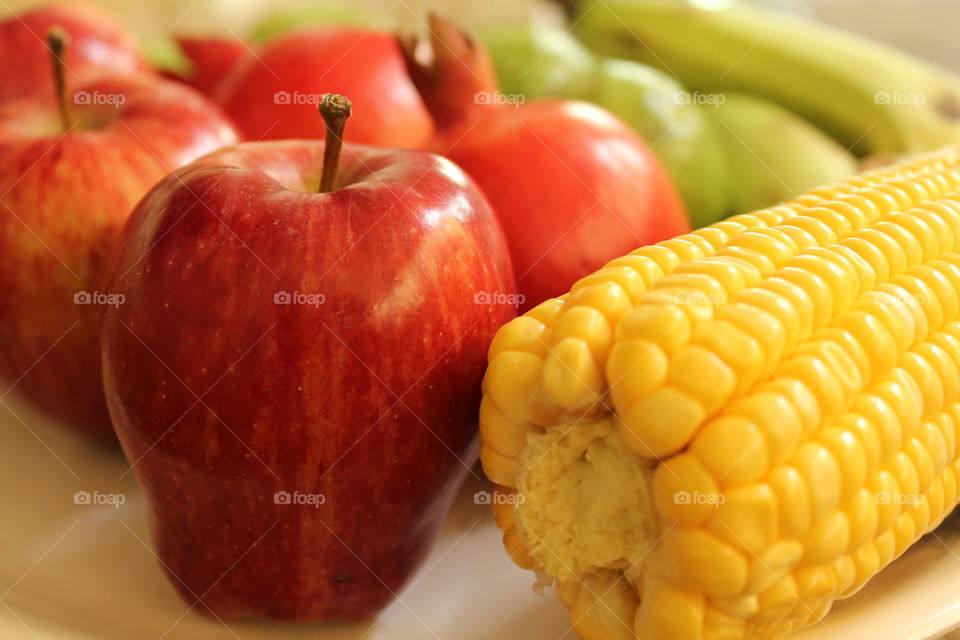 Close-up of various fruits