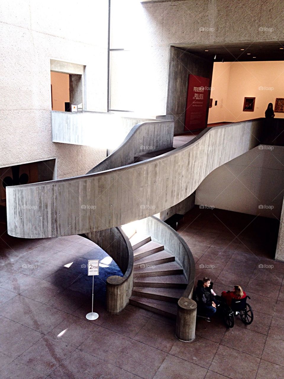 Lobby staircase