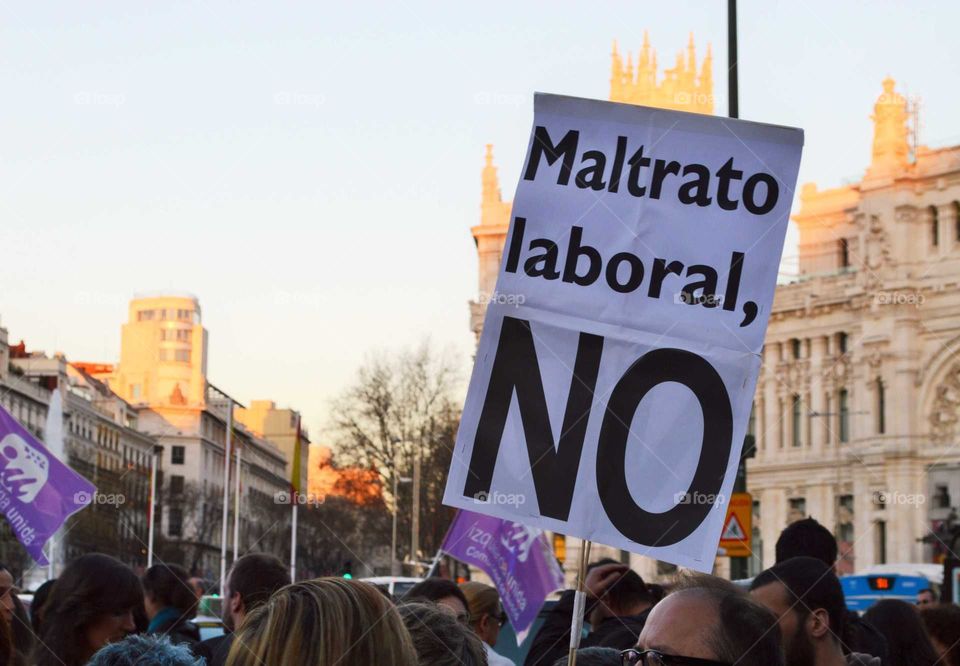 manifestación feminista Madrid