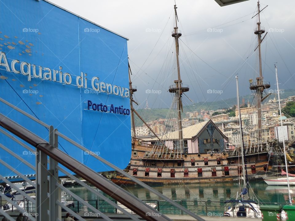 Aquarium in Genova. Genova 