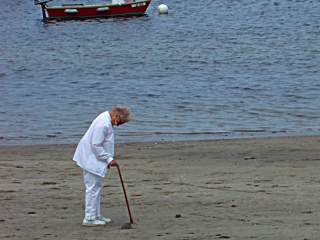 Sea shell hunting