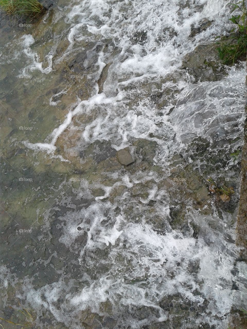BBB. Rainy season on falling and flowing pure natural water showing a clean and clear pic.