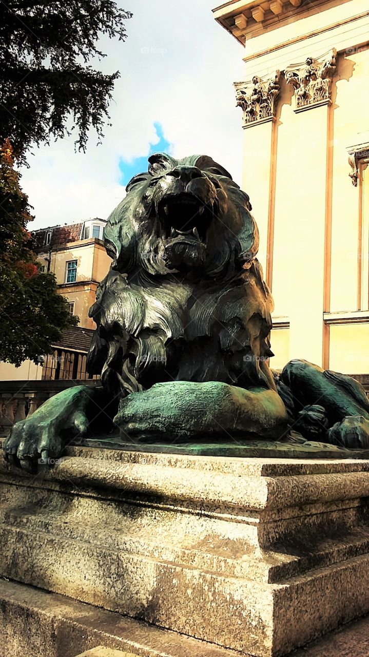 Victorian Sculpture of a Lion
