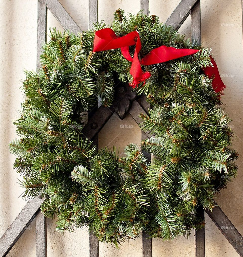Close-up of a wreath