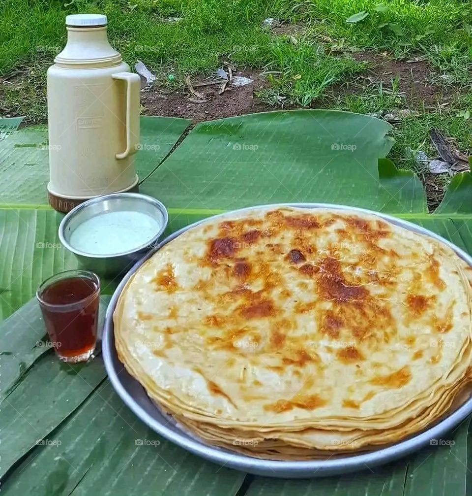 Glory be to God, the magnificent and picturesque view and the natural green trees are a view that is nothing more wonderful than it