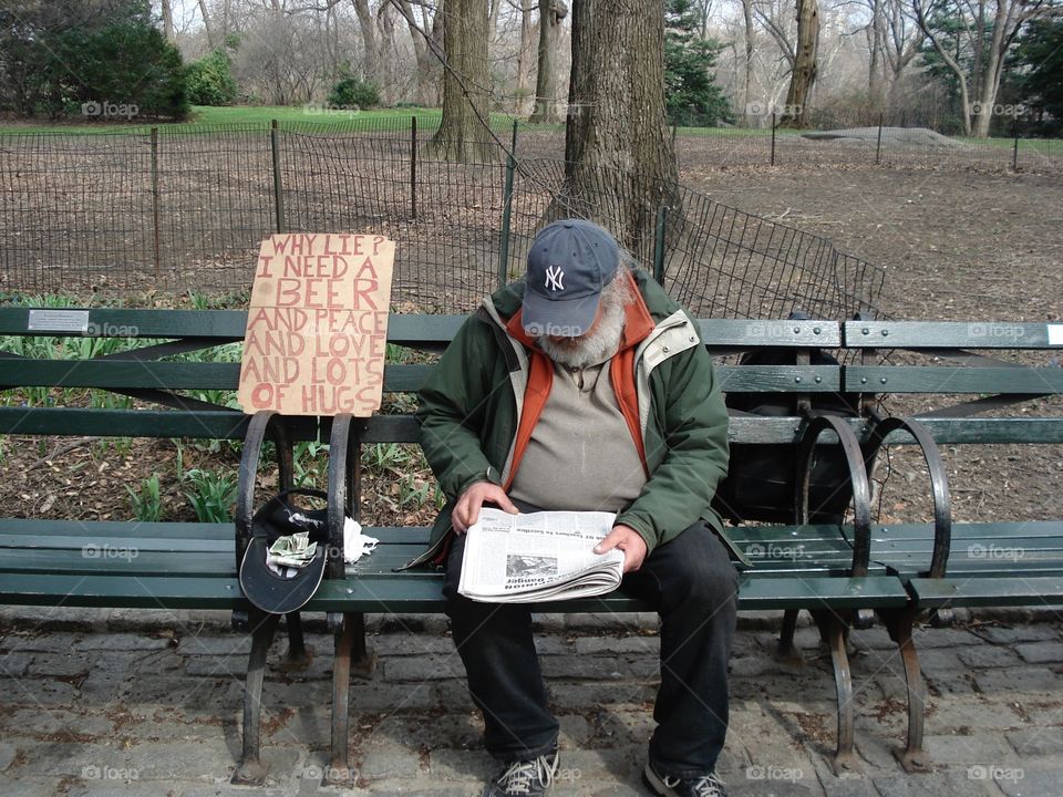 Central Park Panhandler