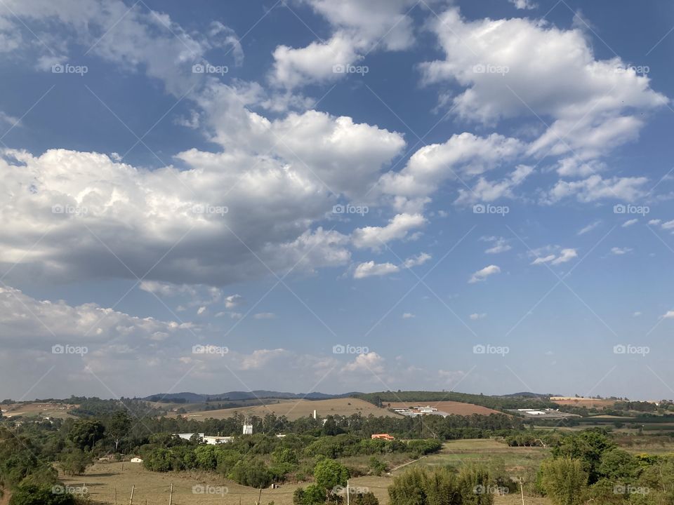 🇧🇷 The beautiful landscape of Jarinu, interior of Brazil.  What an image, friends! / 🇧🇷 A bela paisagem de Jarinu, interior do Brasil. Que imagem, amigos! 