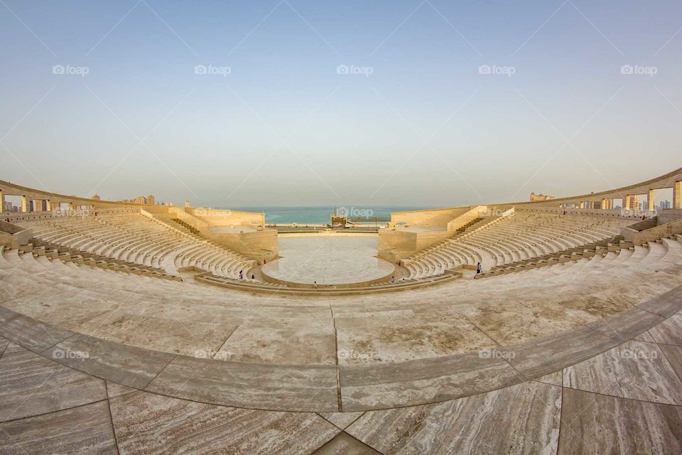 The amphitheater in Katara cultural village Doha Qatar