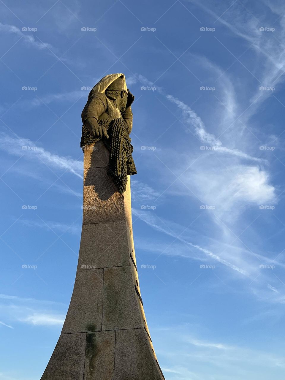 Statue and sky