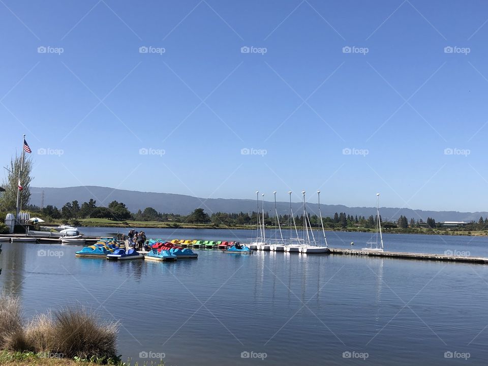 Kayak lake