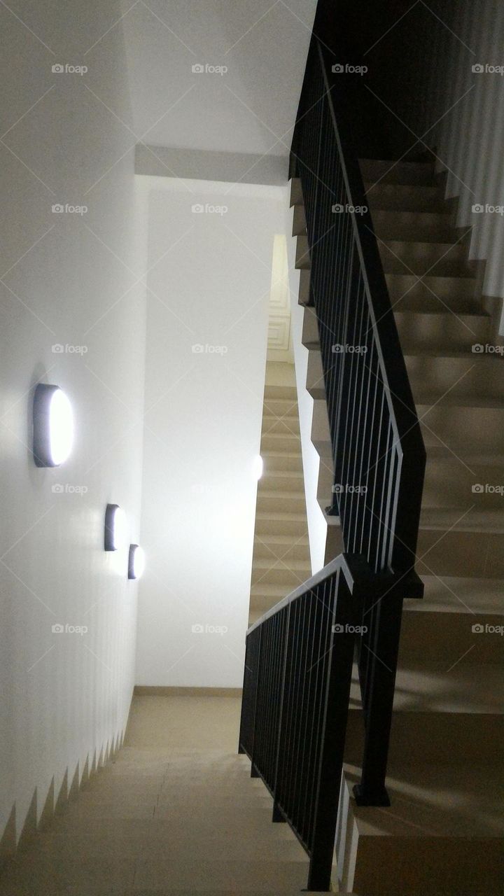 home emergency staircase lighting decoration, emergency staircase decoration