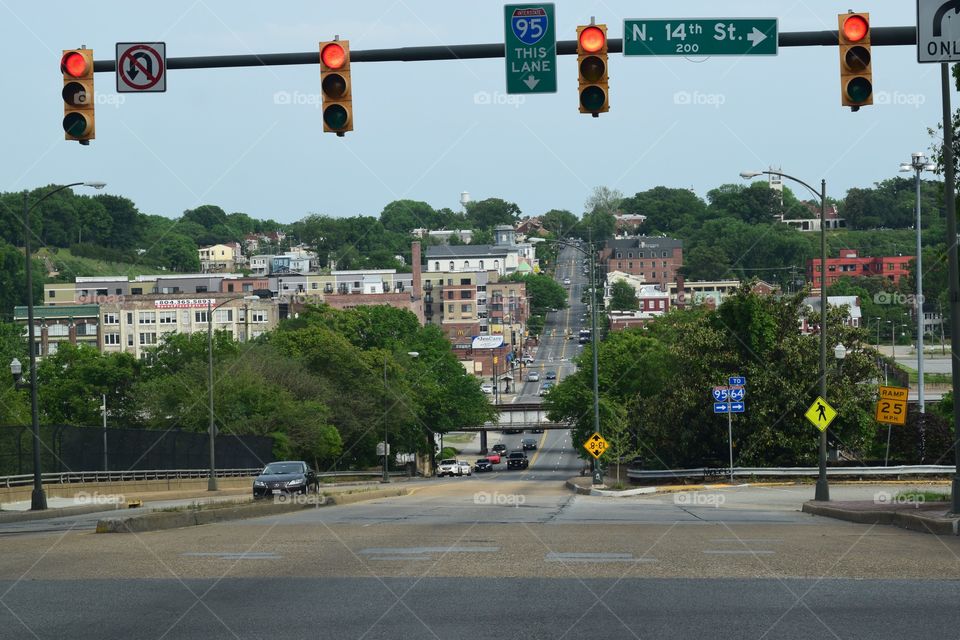 At a Red Light