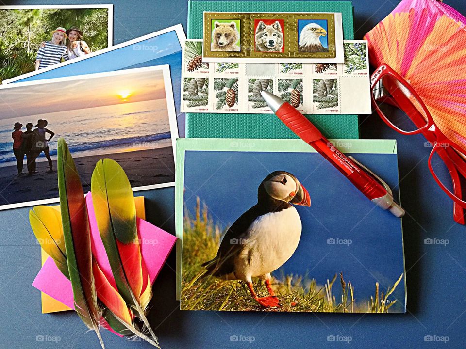 Desktop from above . Desktop from above 