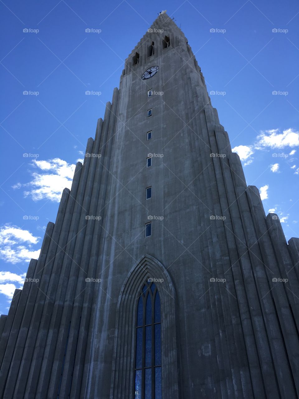 Hallgrímskirkja is a Lutheran parish church in Reykjavík, Iceland. At 73 metres high, it is the largest church in Iceland and among the tallest structures in Iceland.