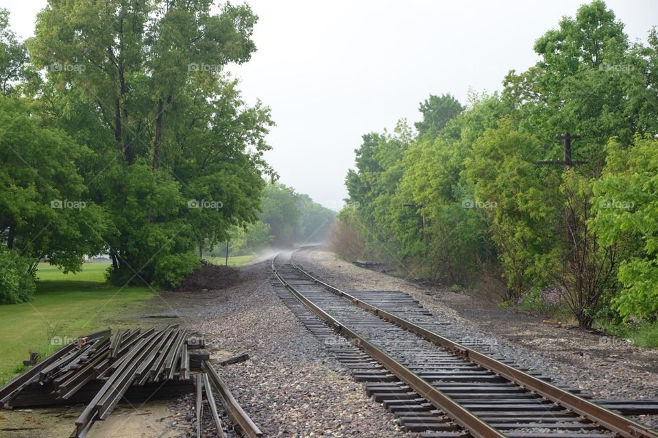 Fog on tracks
