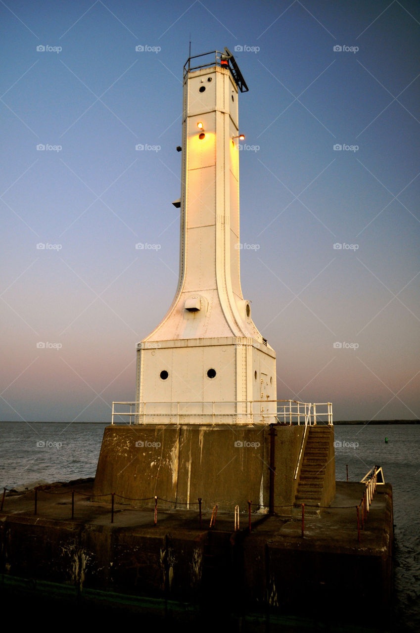 lighthouse lake erie huron ohio by refocusphoto