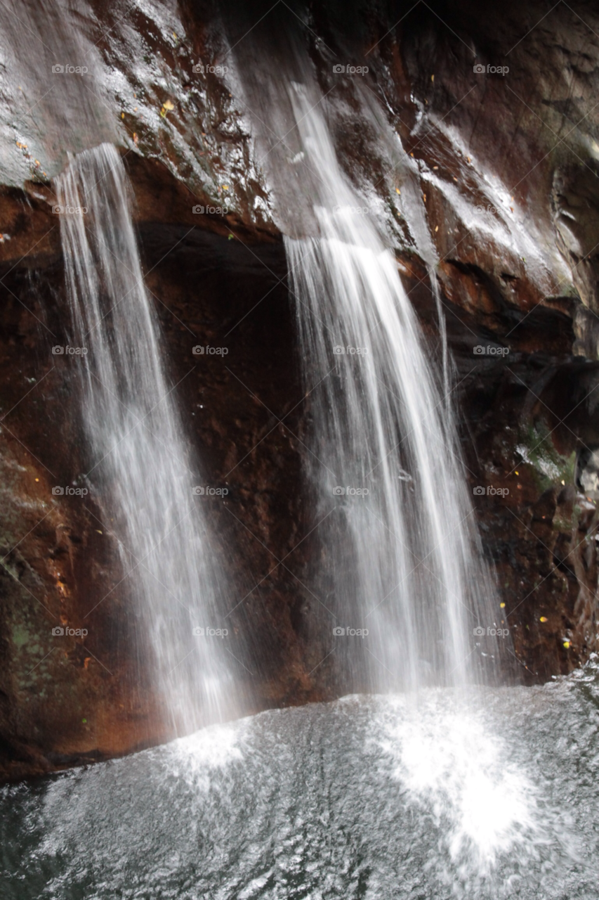 skocjan caves waterfall river by OJMitchell