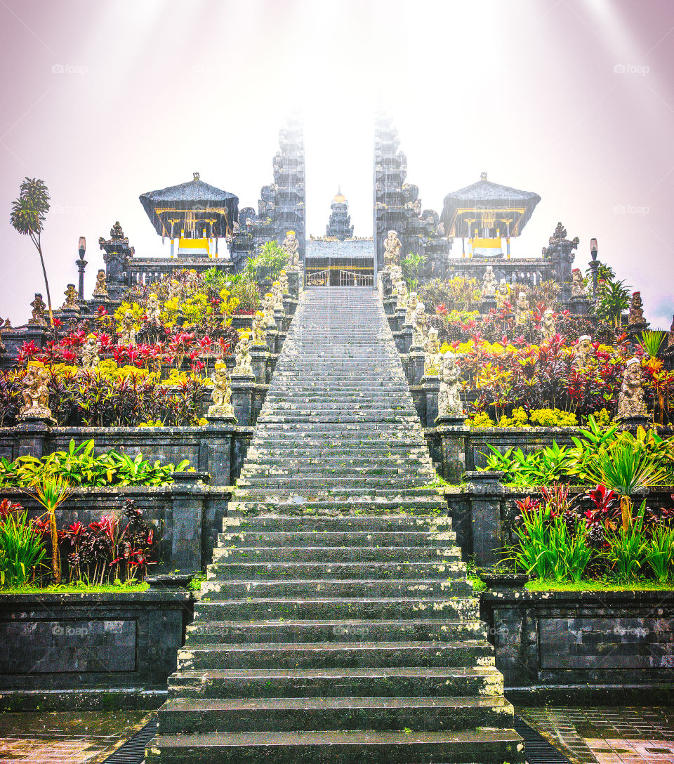 Bali Temple, monk, holy