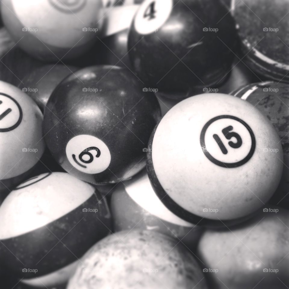 Billiard balls
