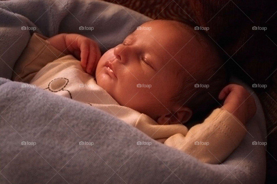 baby child sweet sleep by dryair