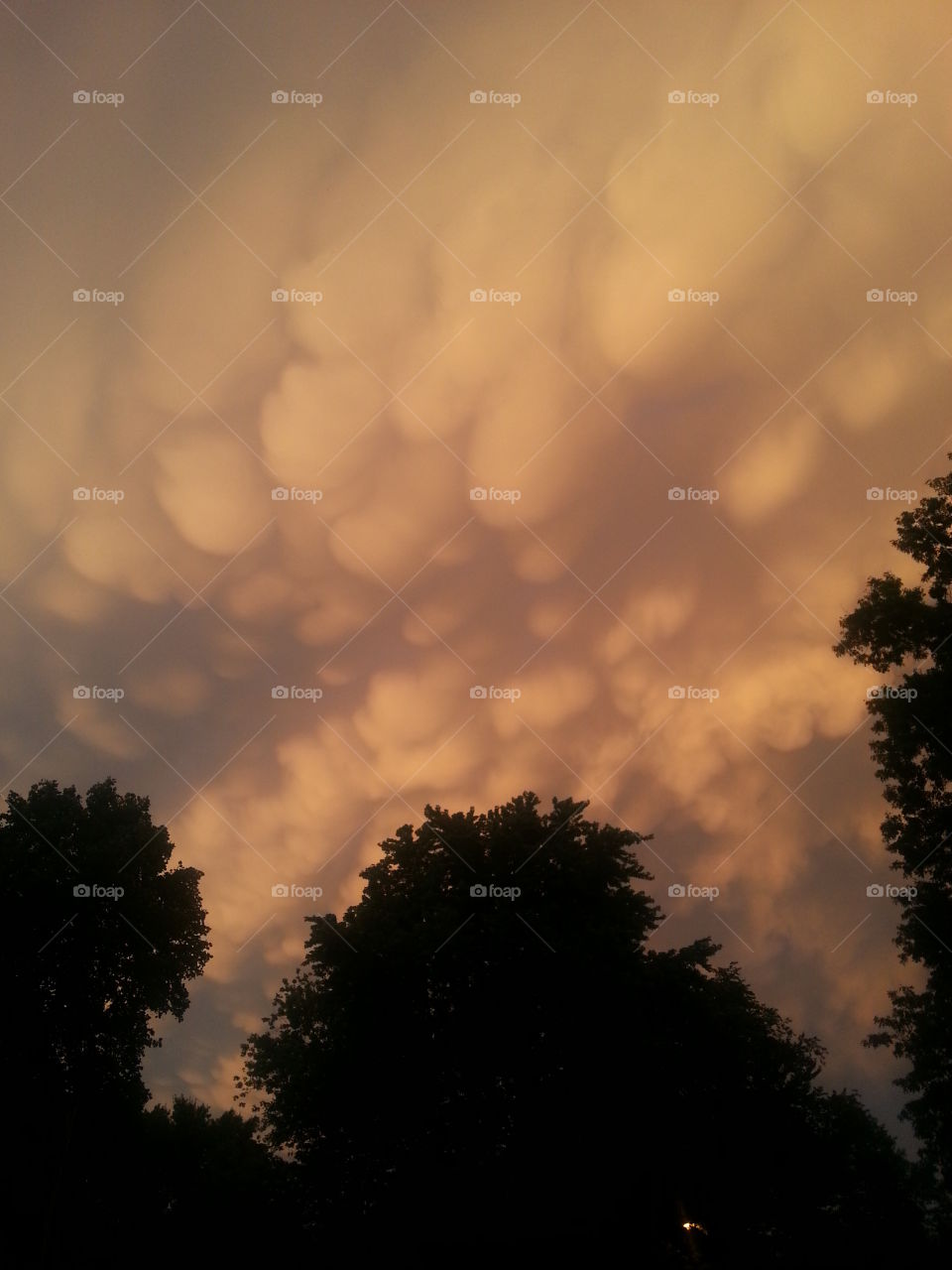 cotton ball clouds