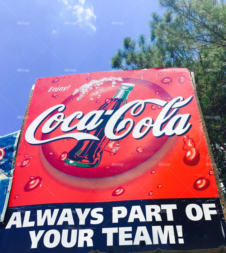 Coke sign 