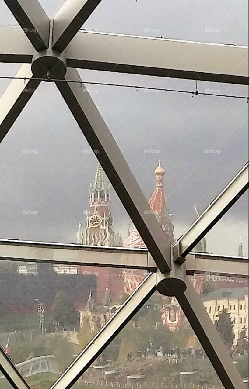moscow kremlin, zaryadye view