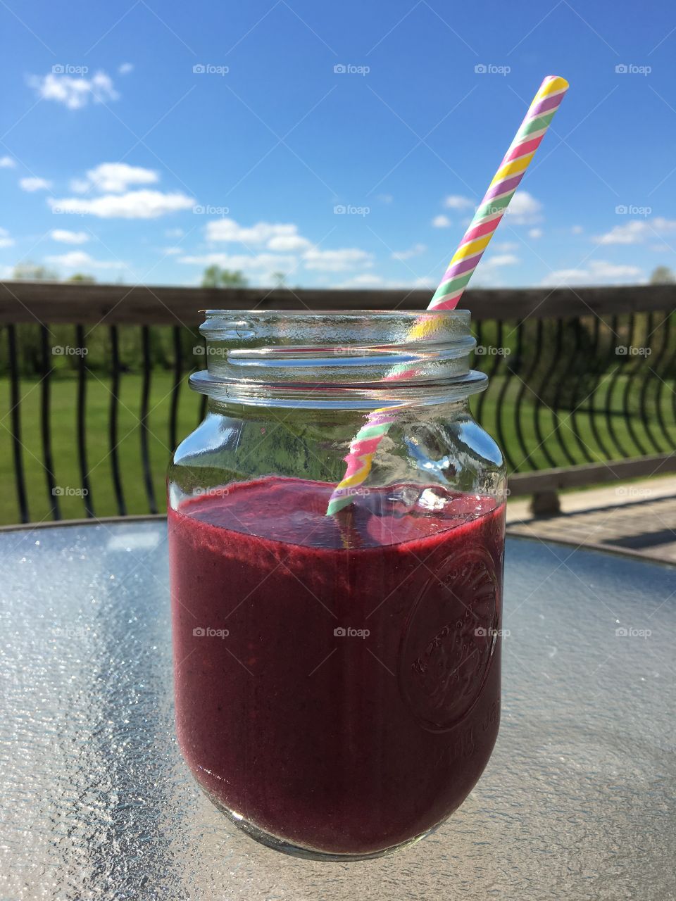 Blueberry Blackberry Smoothie 