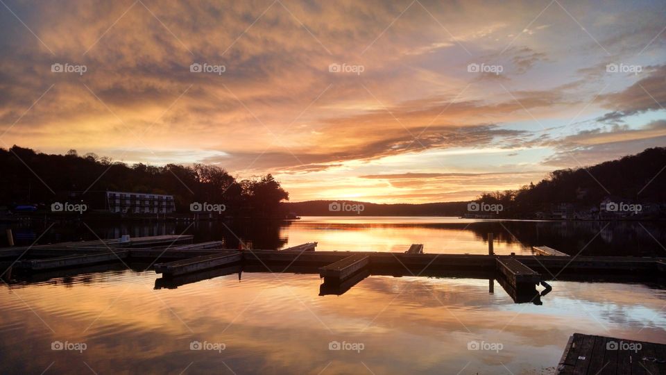 November Sunrise. I took this pic in early November in New Jersey on Lake Hopatcong