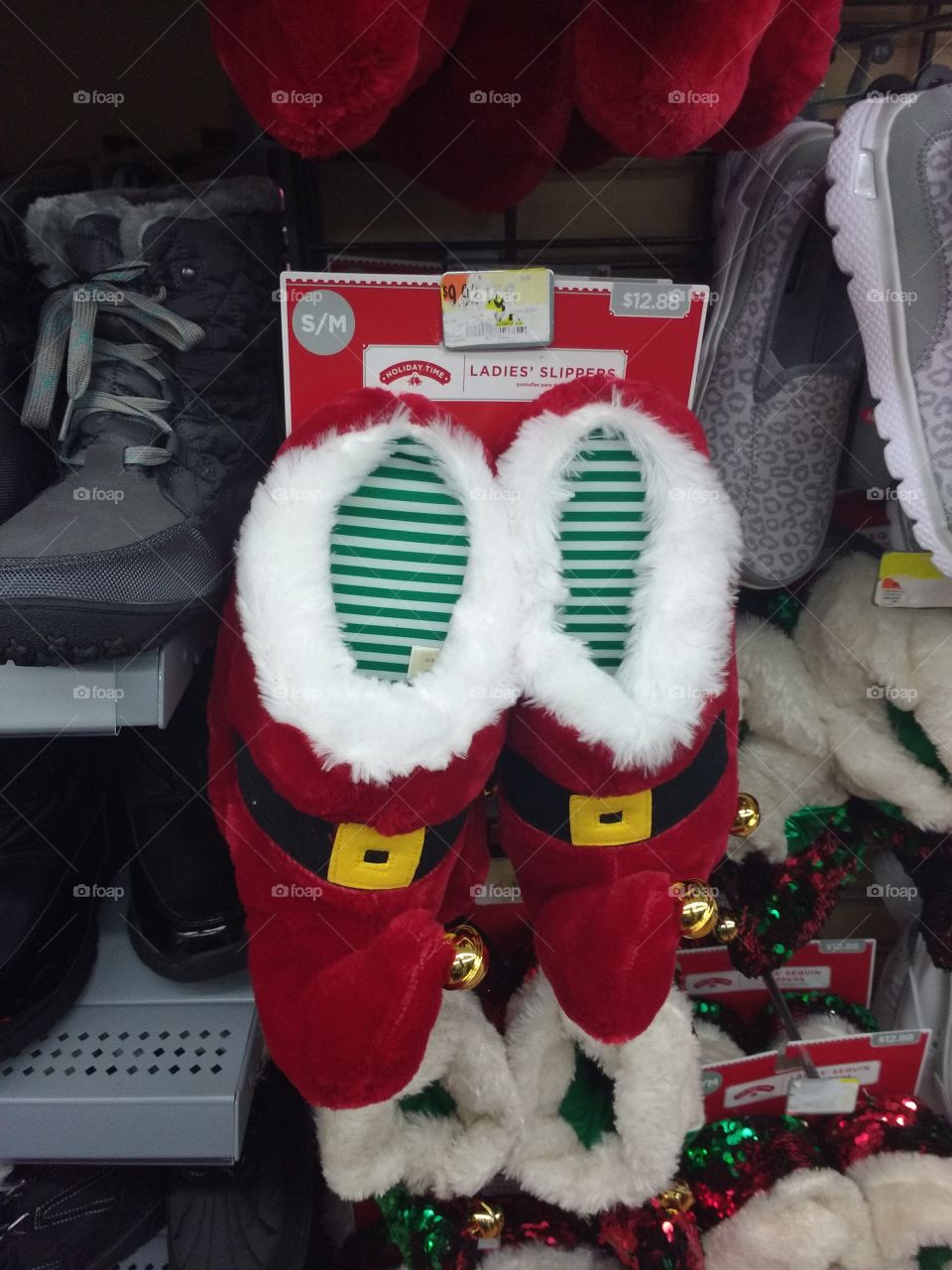 Christmas slippers at walmart