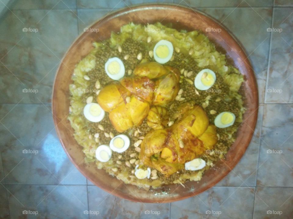 Famous moroccan food.