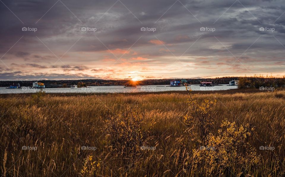 Yellowknife sunset 
