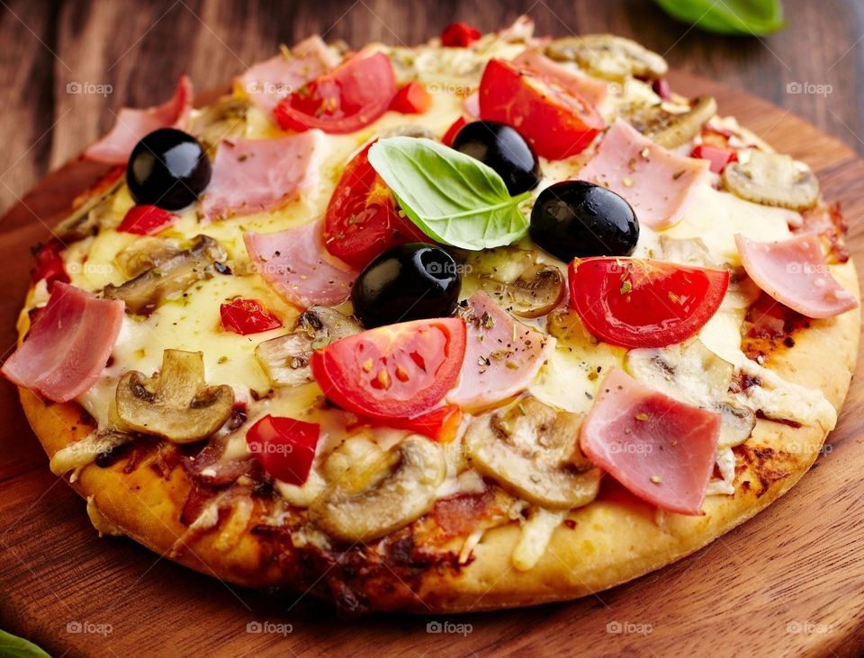 Pizza, Cheese, Pepperoni, Salami, Mozzarella