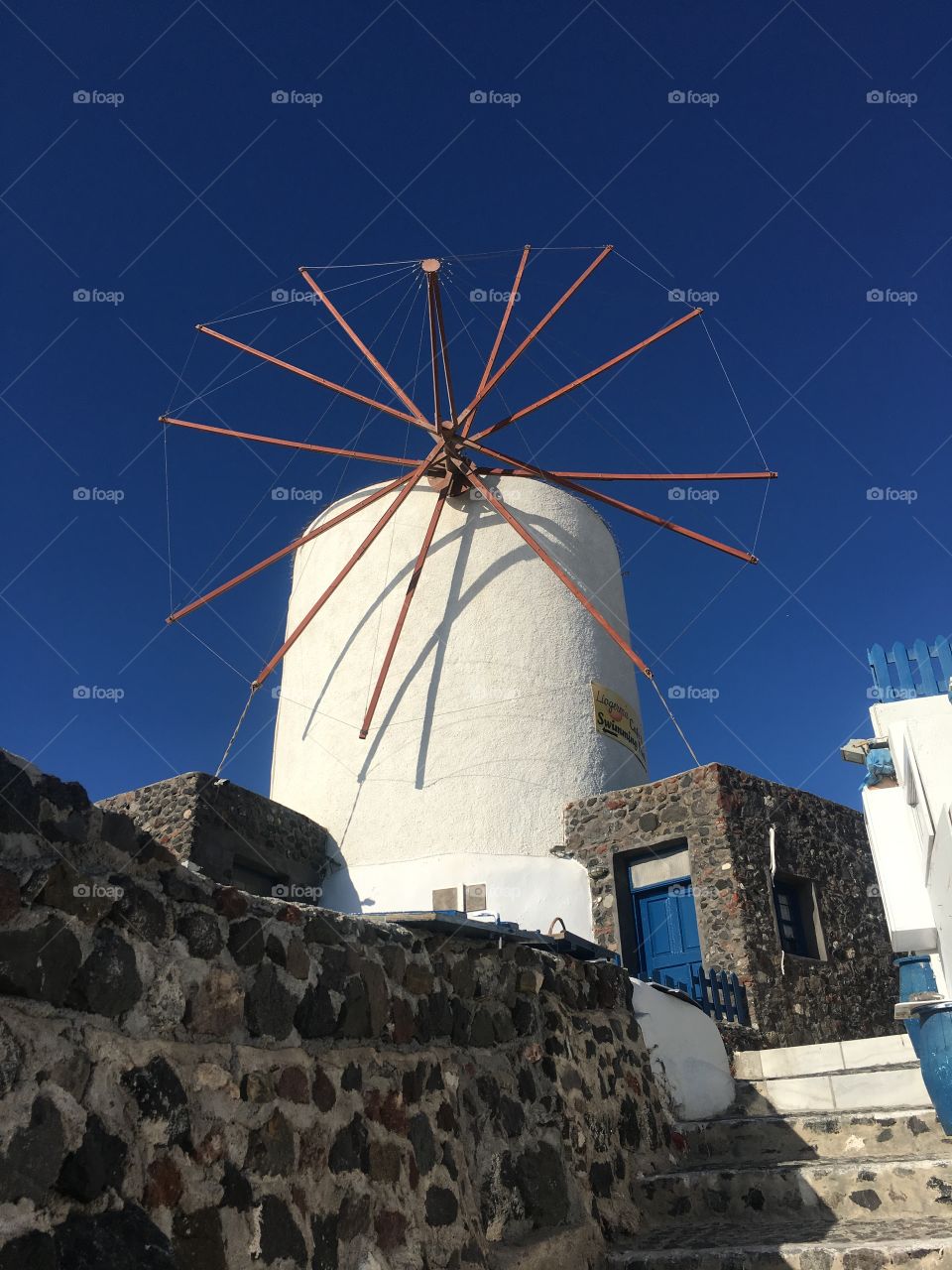 Windmill Santorini Greece