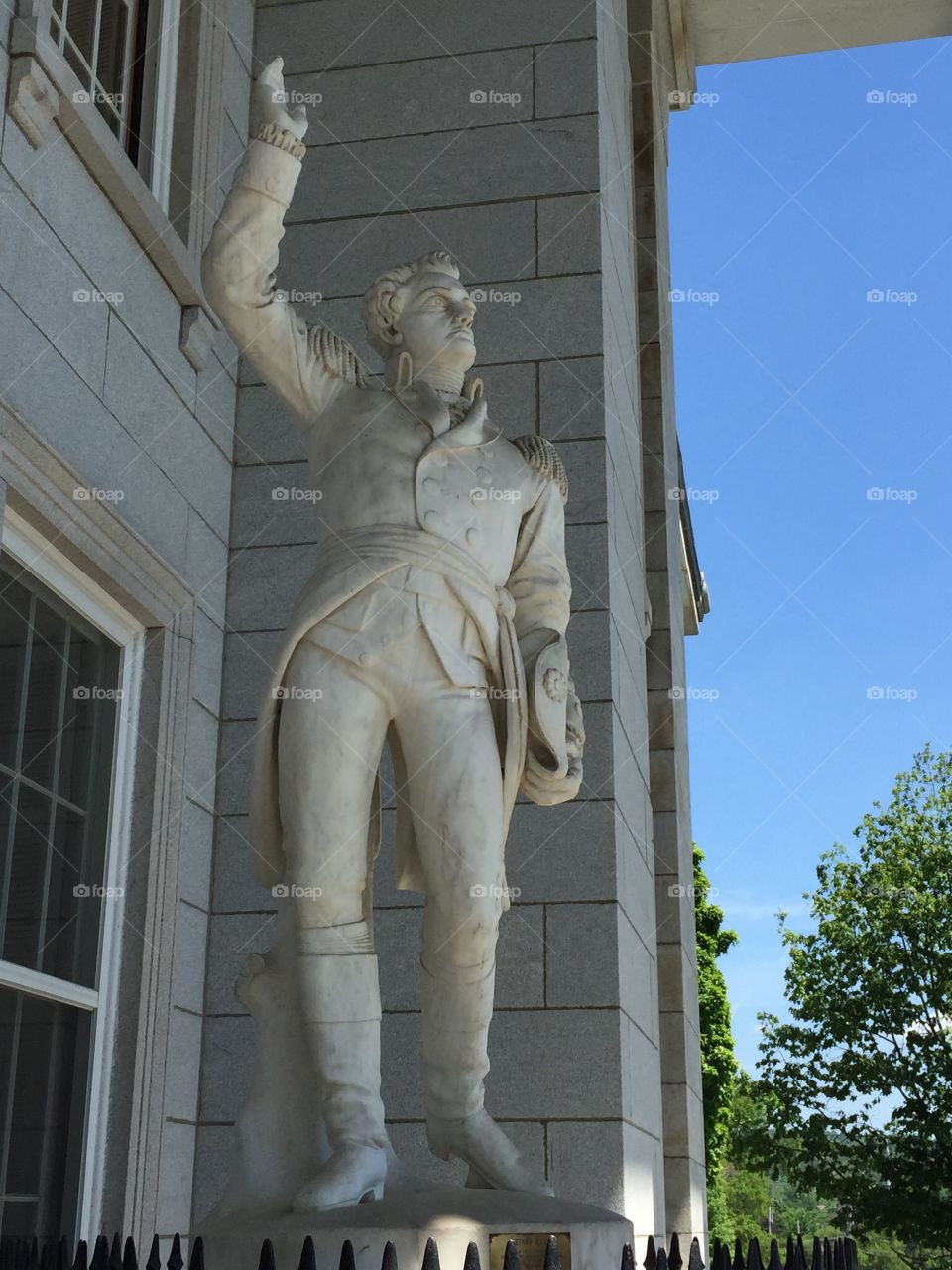 Ethan. Statue of Ethan Allen at the Vermont State House