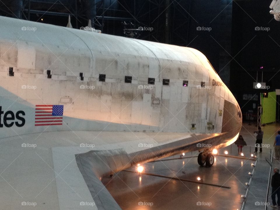 Space shuttle Discovery on Display 